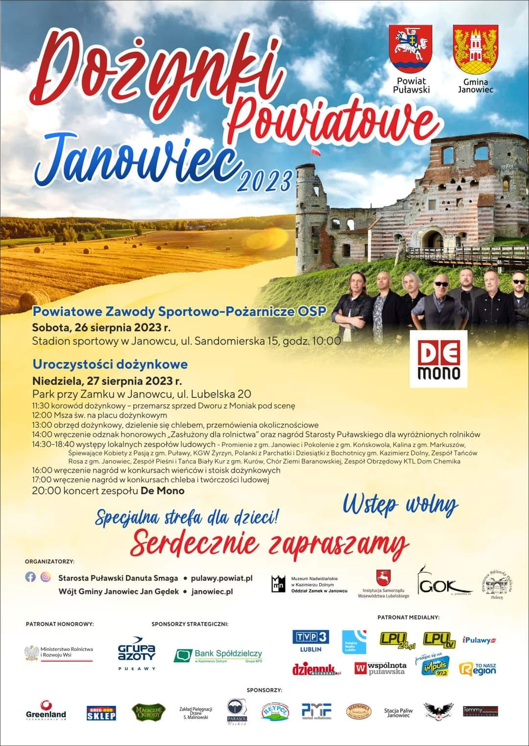 Dożynki Powiatowe w Janowcu
